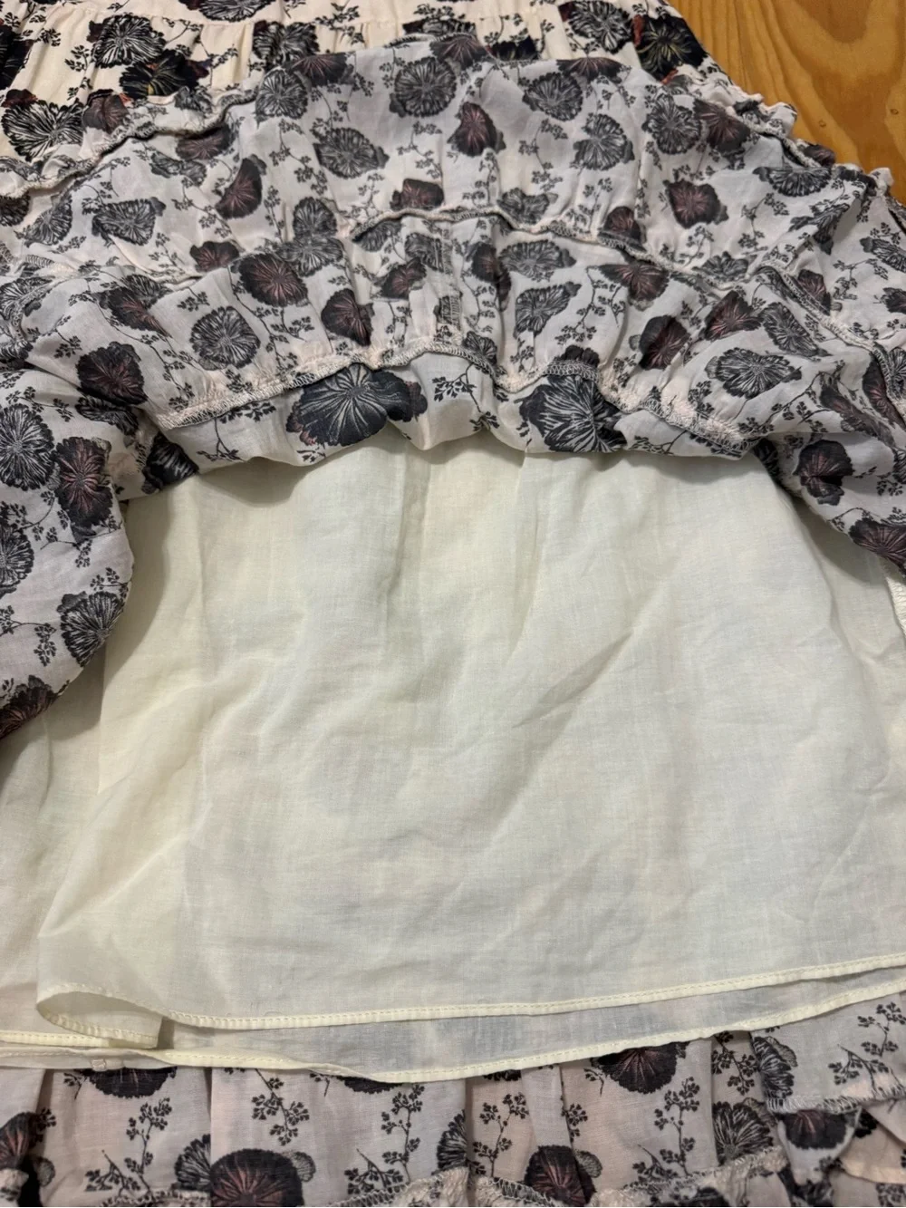 Ulla Johnson Cassian Dress Gardenia Floral Mini Dress Women’s SIZE 4 - Picture 9 of 12